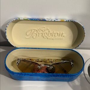 Brighton Sunglasses with Silver Frame and Brown Lenses